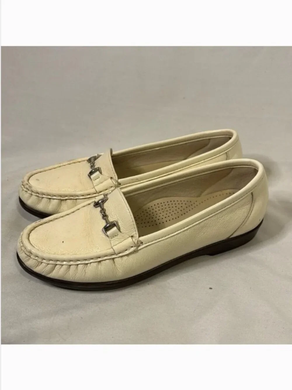 SAS Comfort Bit Loafers White Size 7 Medium